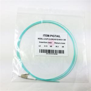 China 0.9mm lc fc st 9/125 simplex fiber optic pigtail sc apc sm factory
