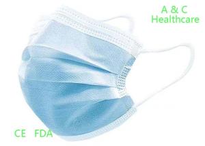 China Disposable Blue Earloop Face Mask Non Woven Fabric Face Mask High Filtration factory