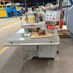 Woodworking Single Blade Rip Saw Wood Cutting Machine / Timber Trimming Side