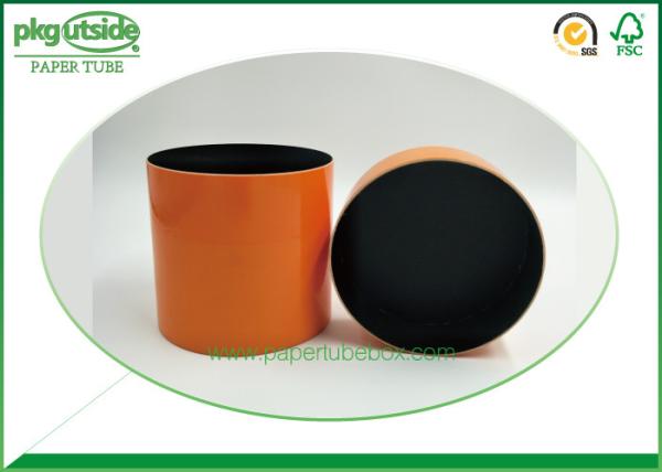 Round Cylinder Cardboard Tube Boxes Pantone Printing 100% Eco Kraft For