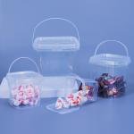 Customrized Logo 280ml 500ml 1L 2L Clear Thicken Square Plastic Buckets With