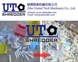 China Solid Waste Shredder/Medical Waste Shredder / double shaft shredder/Biomedical waste shredder/two rotor crusher factory