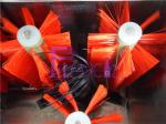 Double Heads Semi Automatic Glass Bottle Cleaning Machine For Beverage Filling