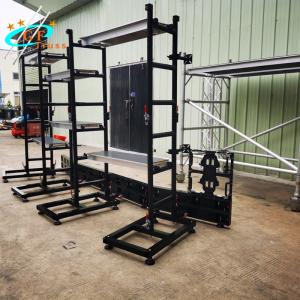 China Aluminum 6061 Wall Group Stand Arc LED Screen Truss For Events factory