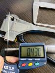 0.3mm Thickness 3mm Width Earloop Nose Strip Aluminium Alloy Plate