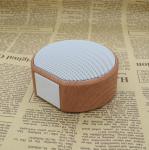 Cute Wooden Wireless Portable Speaker , Mini Super Bass Speaker BT4.2 OEM