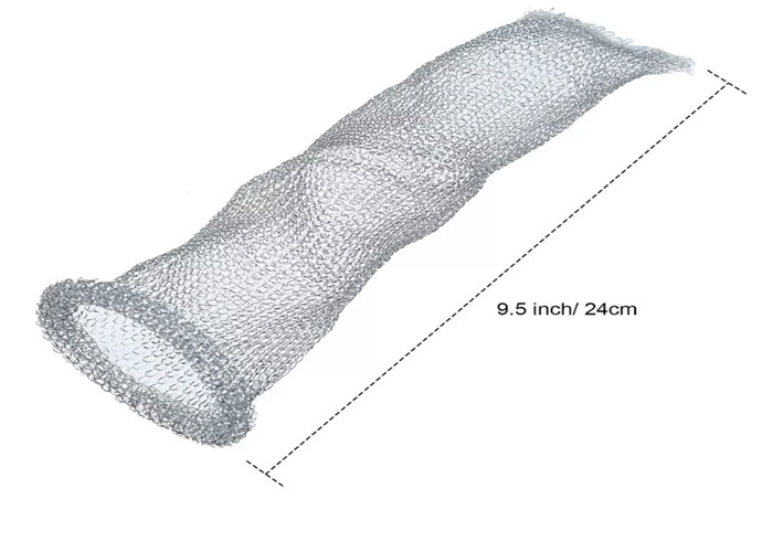 Polishing Knitted Wire Mesh Woven Technique Nickel Finish Experience Durability