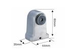 Furniture Hardware Magnetic Door Stop Holder , Floor Door Stop Mirror Finish