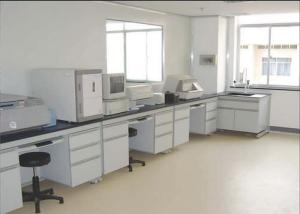 China Safety Chemistry Lab Furniture 16 Mm MDF With Melamine Board With PVC Handle factory