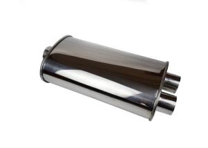 China OEM Design Longlife Automobile Spare Parts Car Dual Exhaust Muffler 4&quot;X 9&quot; factory