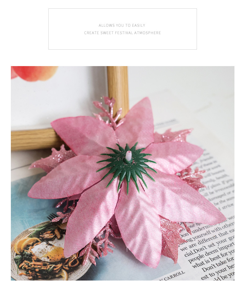 Onion Cloth Plush Cloth Powder Sprinkled Simulated Christmas Wreath Accessories