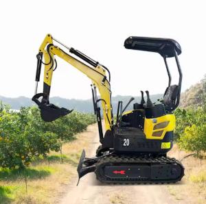 China EPA Excavator 3.5Ton 4 Ton Kubota Engine Crawler Digger Farm Mini Bagger Mini Excavator with Thumb Bucket factory