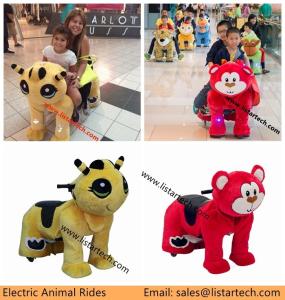 China motorized plush animals plush animals motorized zippy rides Shopping Mall Animal Rides factory