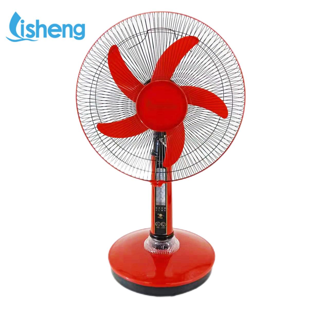 Orient Pedestal Fan with Lithium Battery Plastic Best Selling 18 Inch 12 Digital 15 Red Floor Air Cooling Fan 3 or 5 Ce ROSH