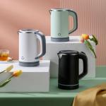 600W Stainless Steel Electric Kettle, Food-Grade SS, Anti-Scalding, Automatic