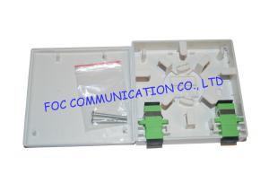 China Mini Fiber Optic Termination Box Socket Panel Flame Retardant factory