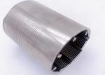 ISO9001 Durable Cylinder Slot 0.8mm Johnson Wire Screen Spiral