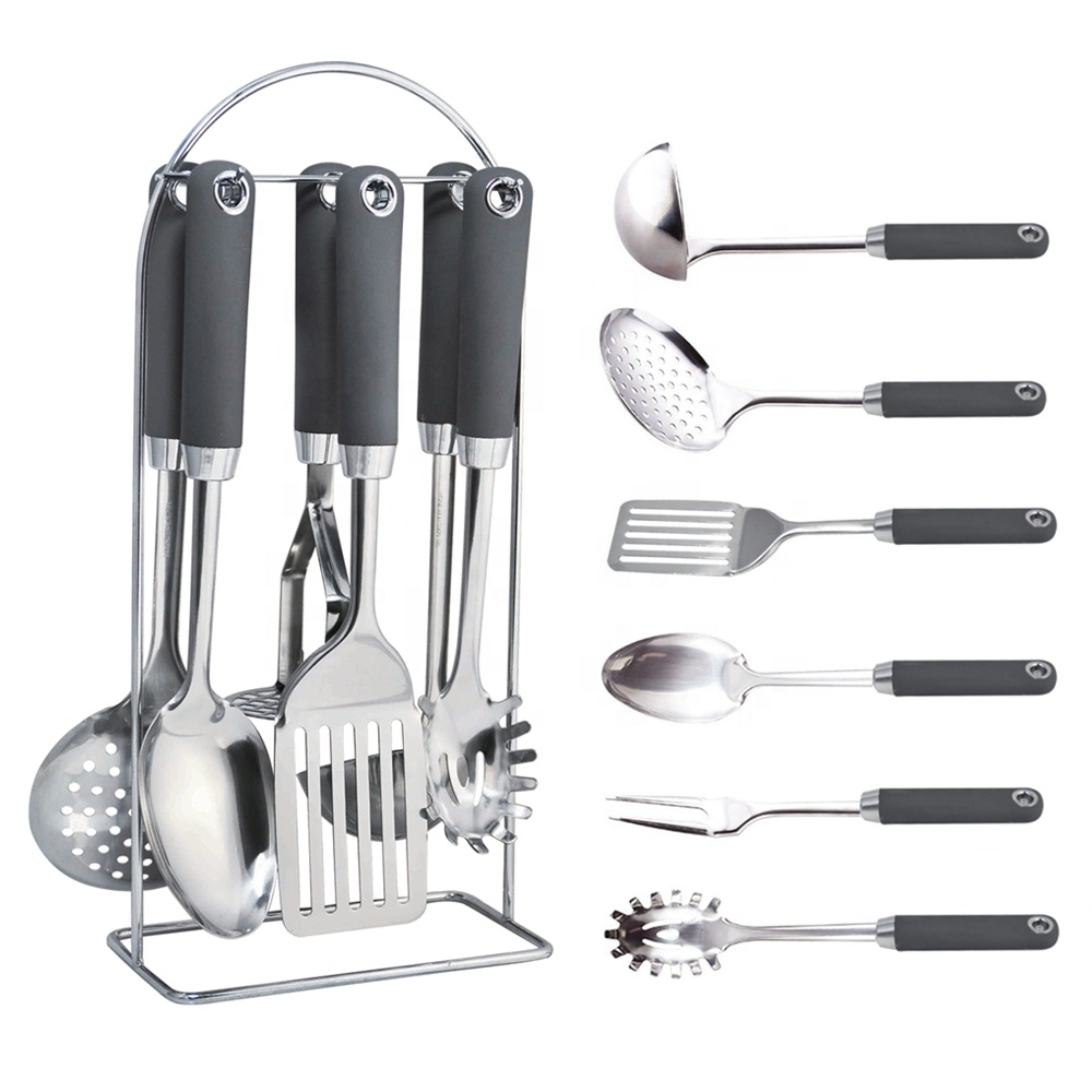 Food Grade Level Kitchen Utensils Set Tool Utensils Mate Stainless Steel Cookware