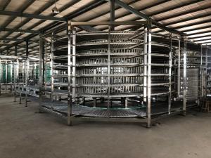 China Spiral Cooling Tower for Bread/Cake/Pastry/Pita/Pizza factory