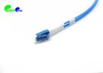 Armored Fiber Optic Patch Cables LC UPC - LC UPC Zipcord SM Duplex 3.0 LSZH Blue