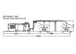 350 M / Min Corrugated Sheet Cutter , 1300 Mm Corrugated Cardboard Cutting