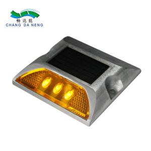 China Aluminum high visibility directional LED Solar road studs one side led solar cat eye factory