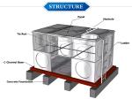 Stainless Steel Panel Metal Drinking Water Storage Tank