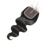 18 Inch Real Human Hair Lace Closure , Virgin Human Hair Lace Front Wigs