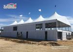 Double Decker Exhibiiton Event High Peak Tents With Glass ABS Walls