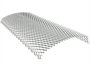 China 1500mm Expanded Aluminium Mesh Wall Panel Decoration 0.5mm Thickness factory