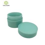 Mint Green Cosmetic Cream Jar , Plastic Lotion Jars Glossy Face Finish