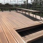 Carbonized Strand Woven Bamboo Timber Flooring Outdoor Bamboo Flooring