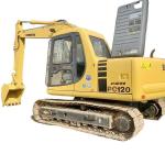 Good Condition 12 Ton Komatsu 120 Second-Hand Excavator with Original Hydraulic