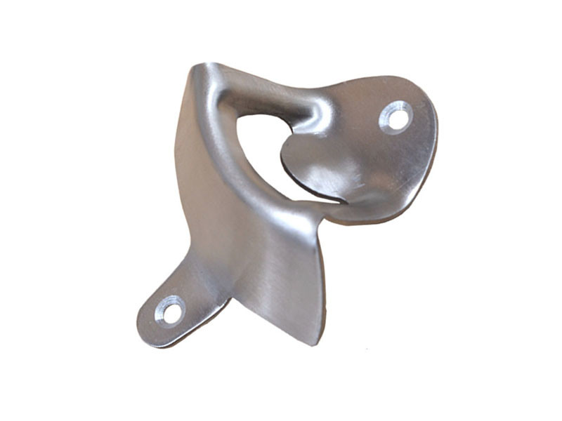New Cool Innovative Stainless Steel Brushed Metal Color Bar Decoration Wall Mountable Beer Bottle Opener