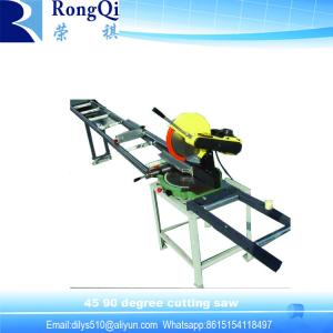 China PVC Door and Window Profile Manual 45 Degree Cutting Saw factory