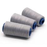 40/2 100% Spun Polyester Cotton Sewing Thread for Touch Screen Silver Conductive