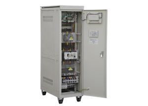 China 380V IP20 100 KVA SBW Three Phase Voltage Regulator For Air Conditioner factory