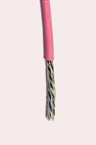 China CMR Flame Retard Cable UTP Cat 6a , 4 Pair Ethernet Lan Network Cable factory
