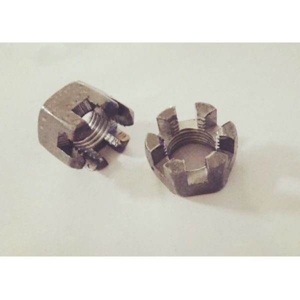 Furniture Fine Thread Hex Nuts / M14x1.5 Castle Nut Corrosion Resistance