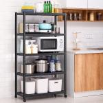 Five Tier Steel Kitchen Basket Rack