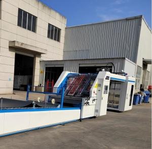 China 1700x1700mm High Speed Flute Laminator Machine Electric Intelligent factory
