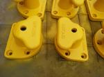 Yellow Mooring Components Marine Single Tee Head Dock Bollard