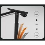 Living Room Retractable Black Metal Electric Height Adjustable Standing Desk