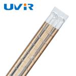 Gold coating Medium Wave Infrared Lamp 1060mm Heating length