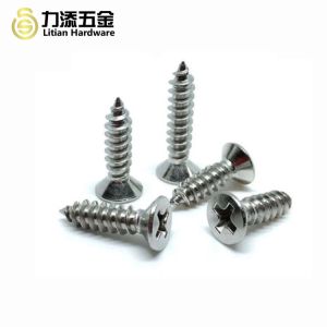 China Antirust Metal Screw Fasteners , 316 Stainless Steel Self Tapping Screws factory