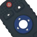 OEM ODM Silicone Baby Teether Funny TV Remote Control Teething Toy