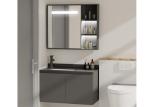 Metal Black Wall Mounted Bathroom Vanity EDM / OEM Available