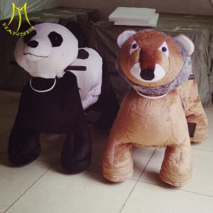 China Hansel wholesale plush ride on moving animal bike for kids unicorn manufacturer factory