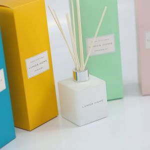 Fragrance Home Perfume Diffuser / Scented Reed Diffuser With Color Folding Box