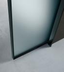 High Light Transmission Tempered Glass Door Satin Acid Etched For Semi Private